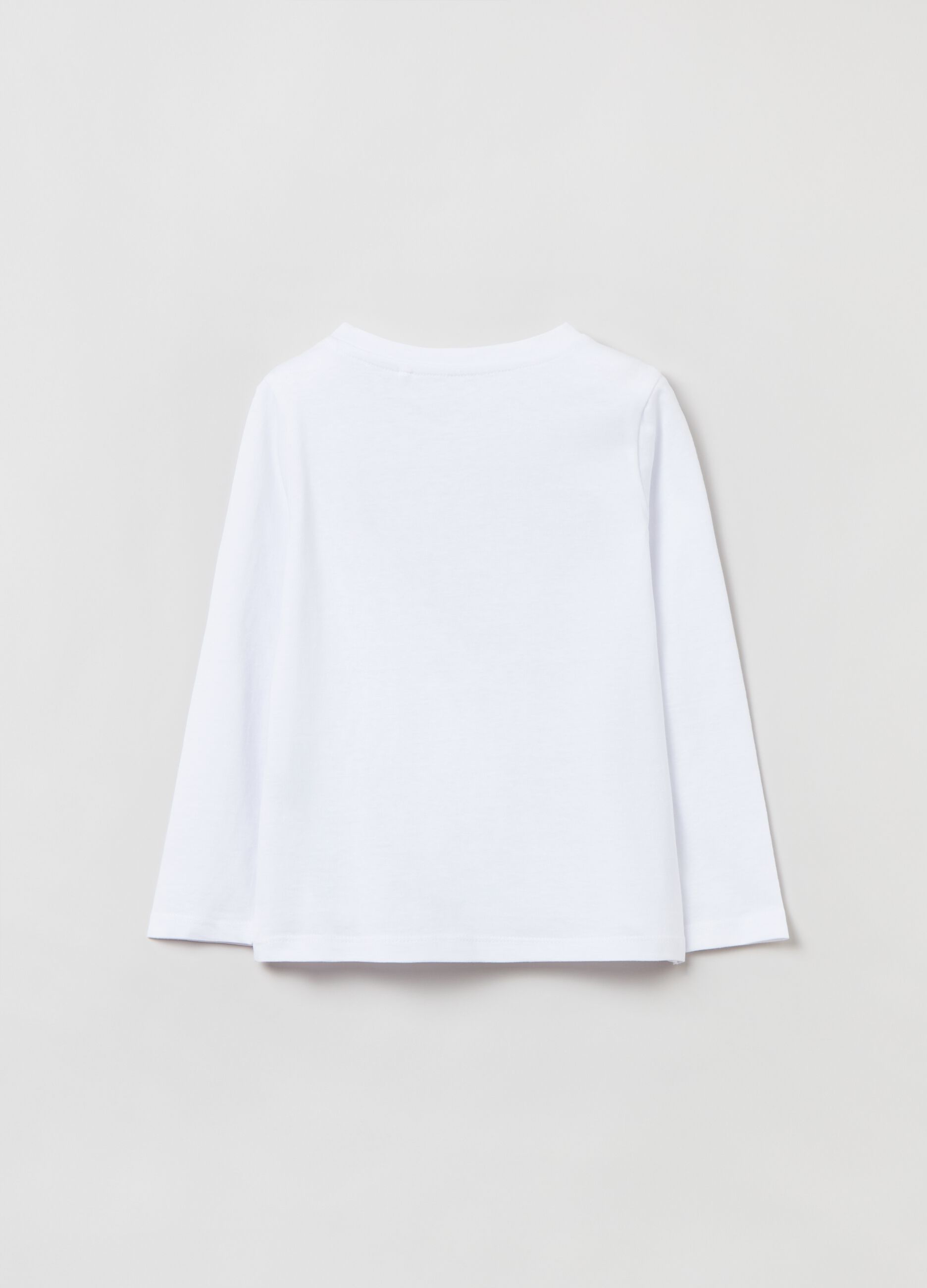 T-shirt in cotone tinta unita_1