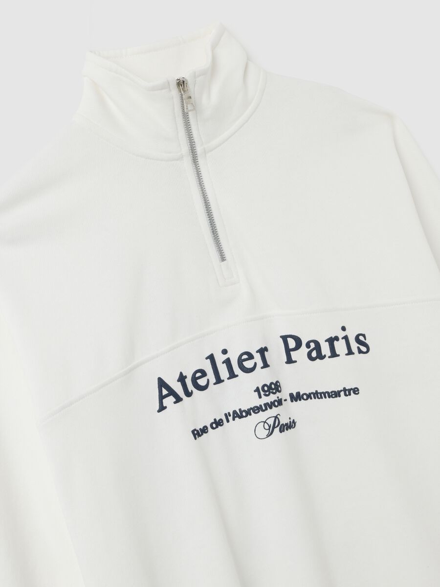 White Half-Zip Sweater_1