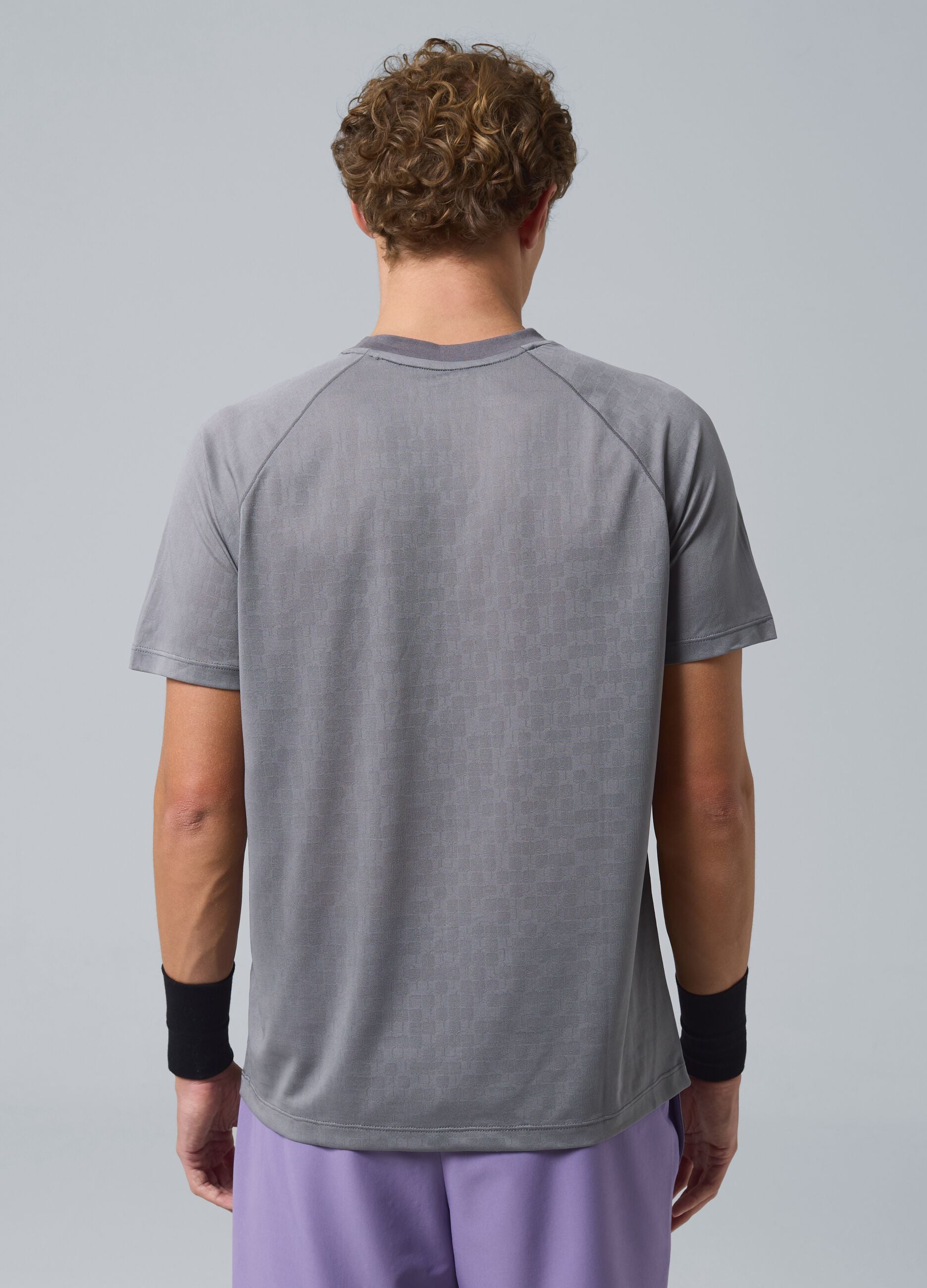 ALTAVIA COURT grey technical sports T-shirt