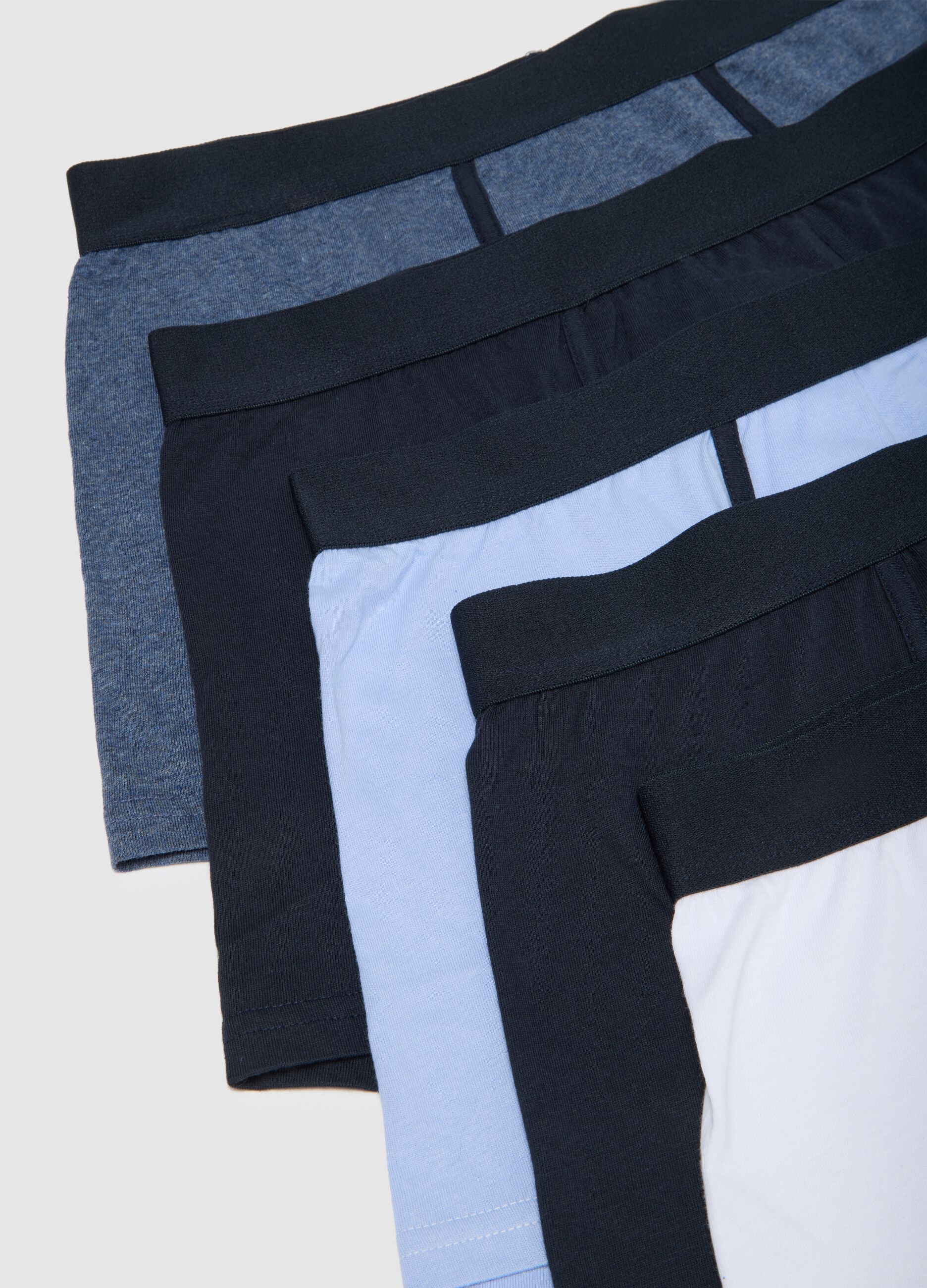 Multipack set of pure cotton multicolour regular fit boxers