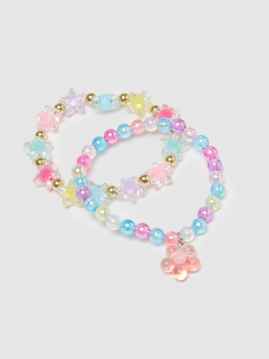 Set of Multicolour PVC Bracelets for Girls_2