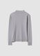 Grey viscose-blend jumper with high neck, regular fit_2