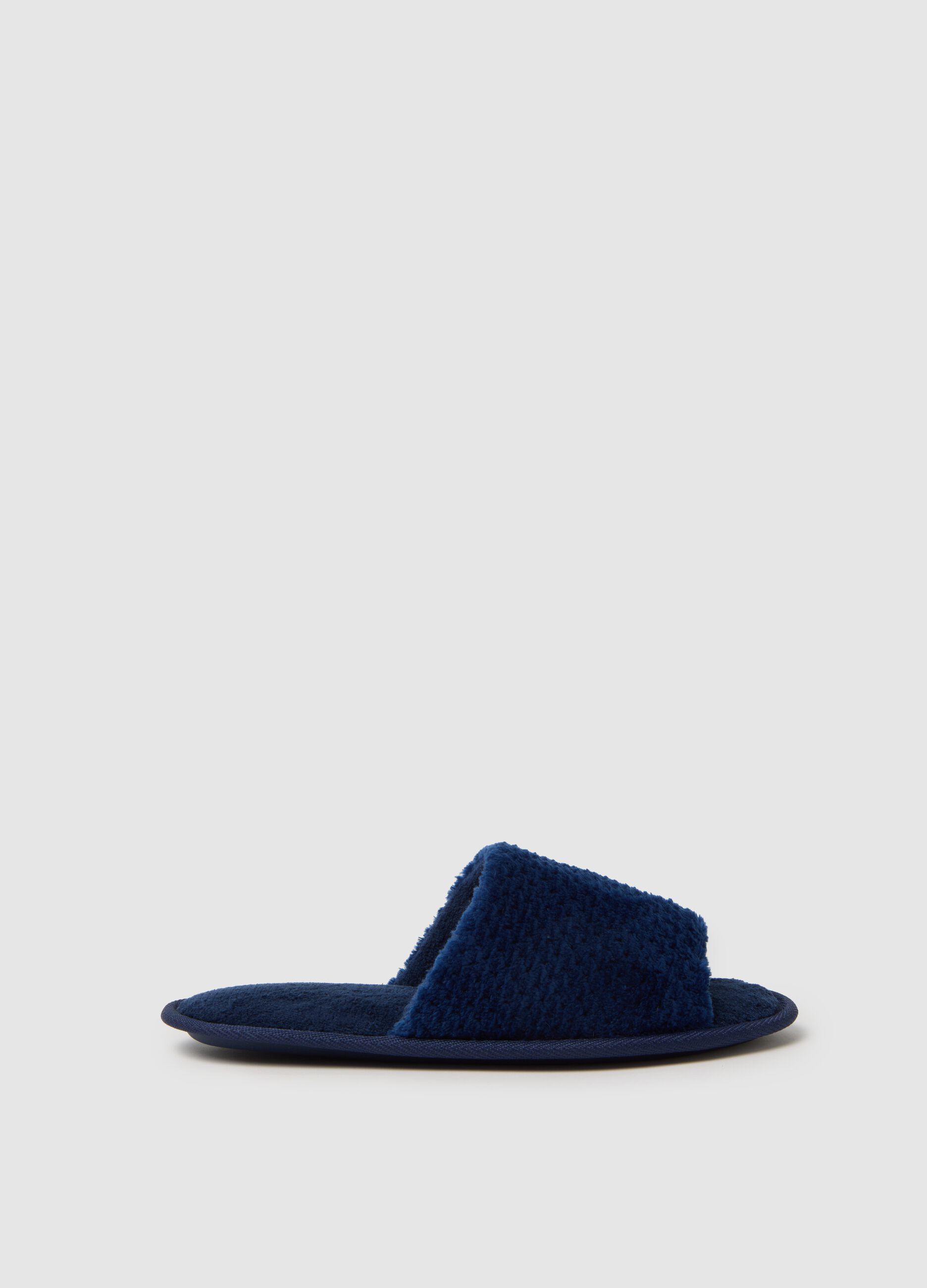 Women's blue slippers