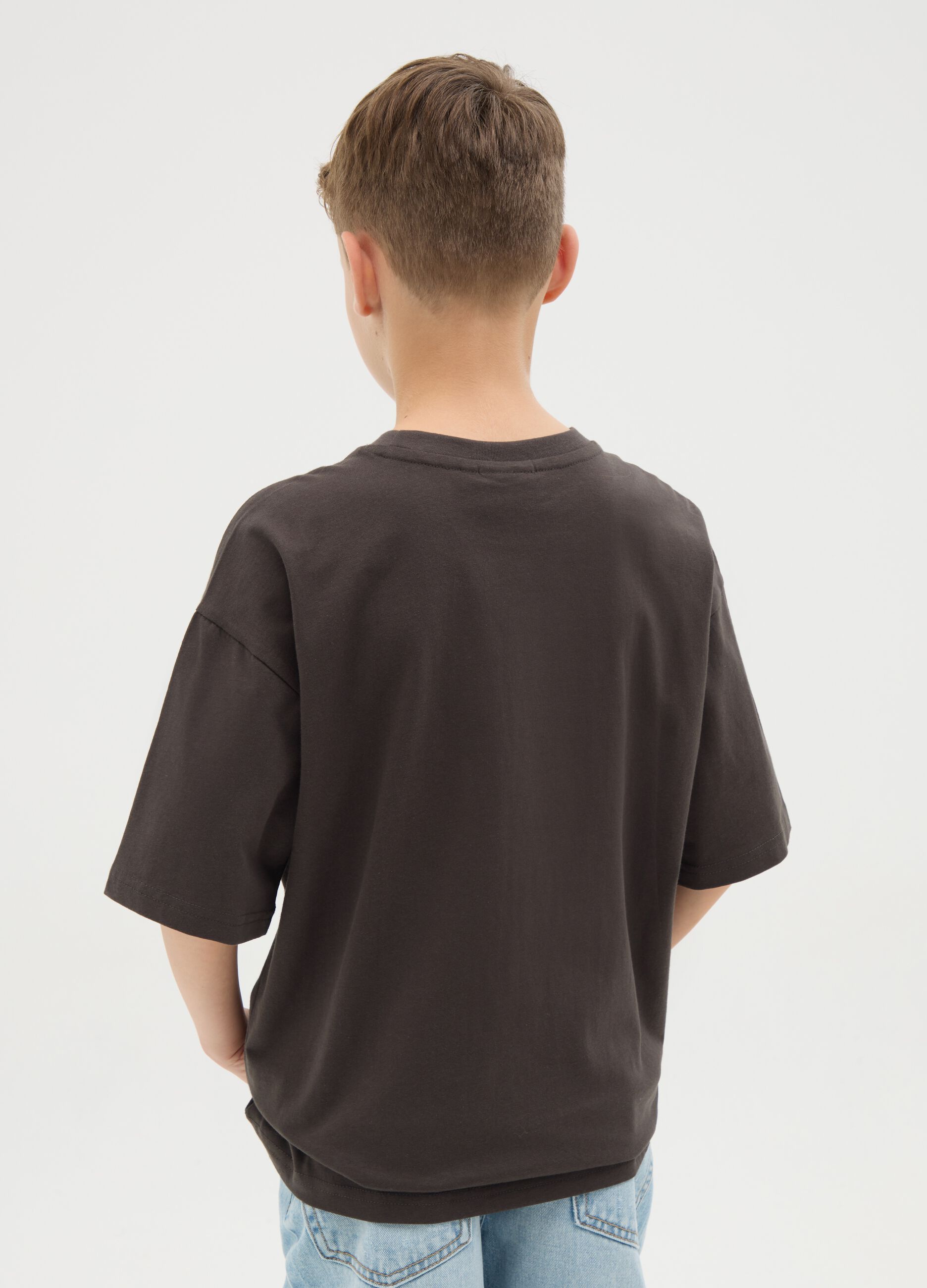 T-shirt in cotone con stampa NBA Los Angeles Lakers
