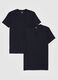 Pack of two blue pure cotton t-shirts in regular fit_4