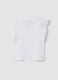 White stretch cotton girls&rsquo; vest top with ruffles_4