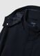 Blue coat with detachable hood regular fit_6