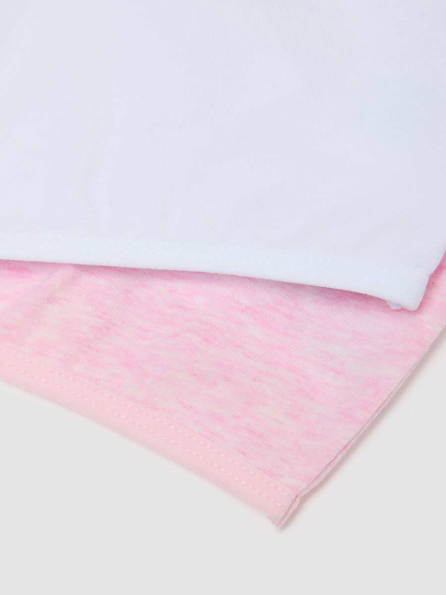 Multicolour stretch cotton comfortable bras twin pack for girls_2
