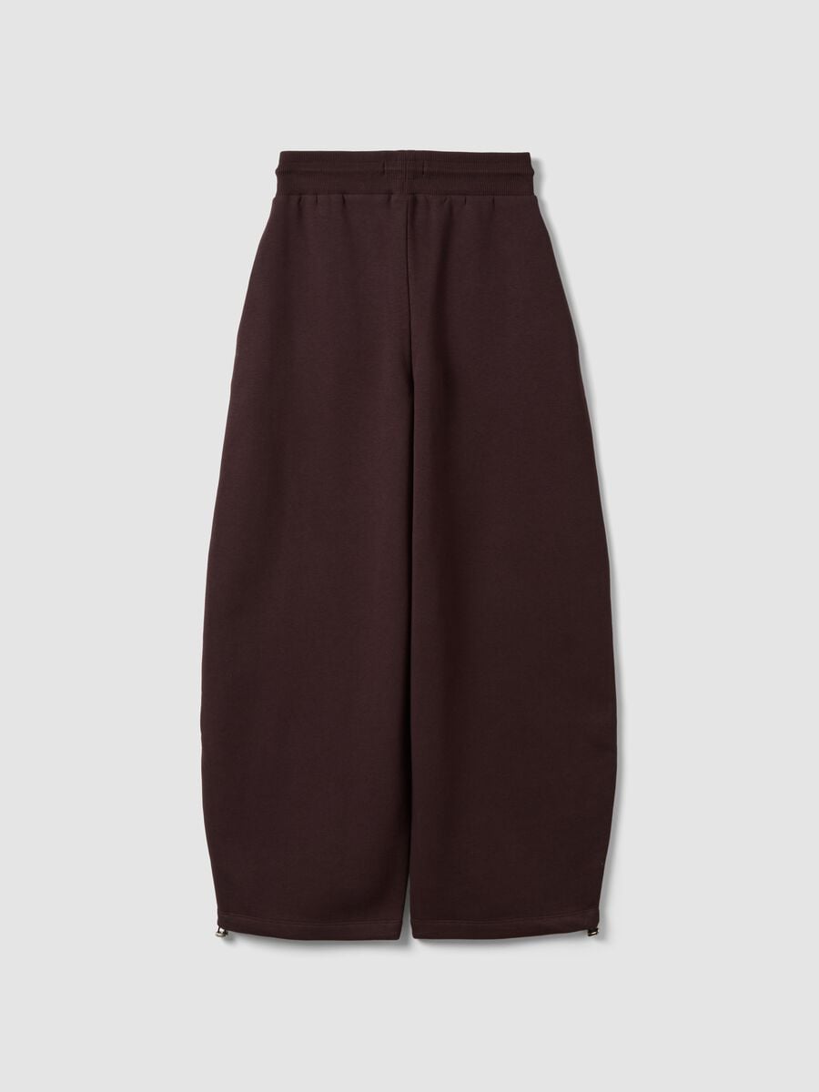 Purple cotton-blend baggy-fit jogger trousers_2