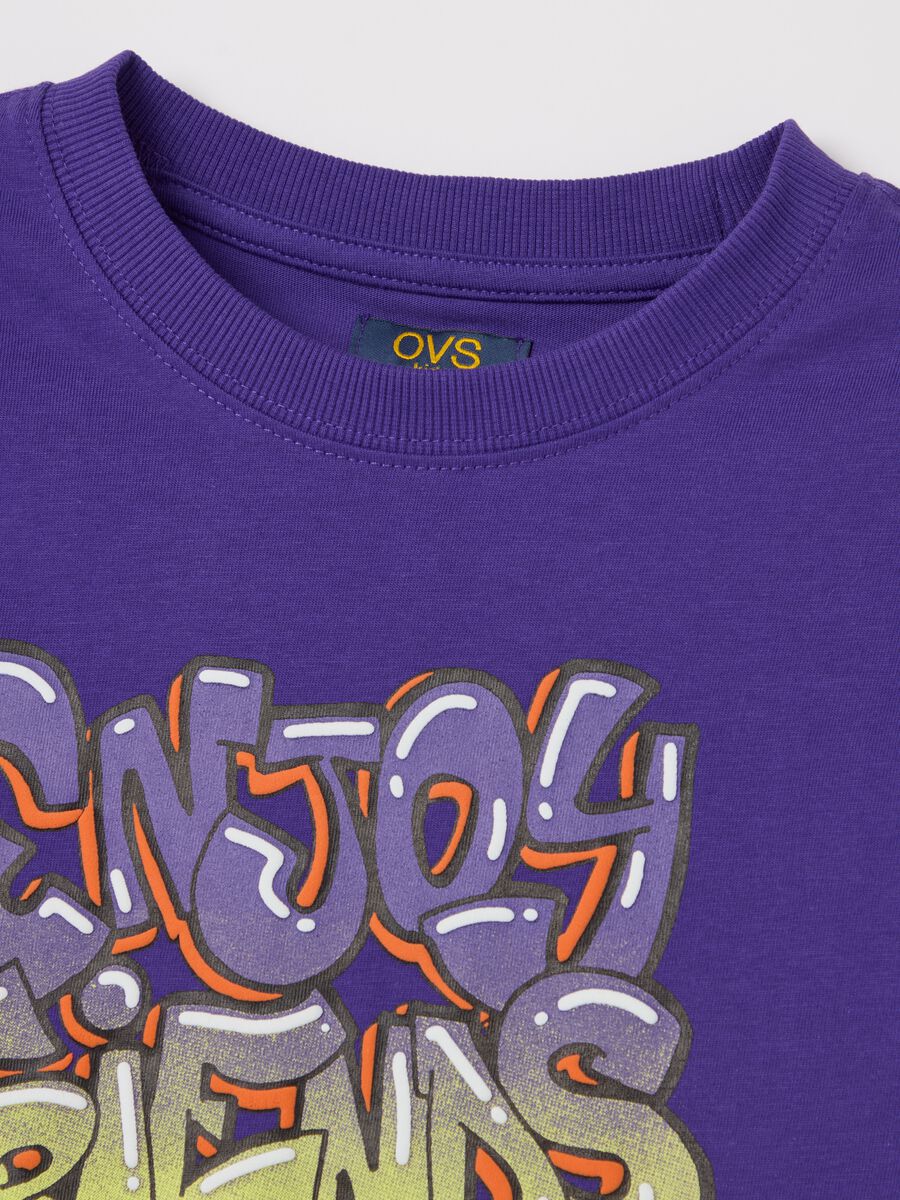 "Enjoy Friends Fun!" T-shirt with long sleeves_2