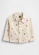 Embroidered Beige Denim Jacket_1