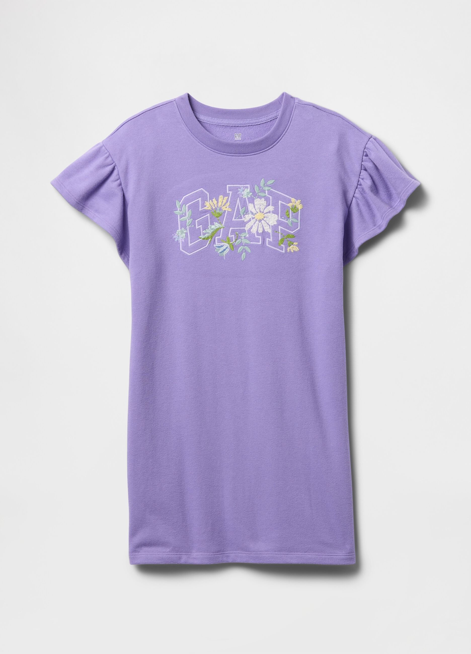 Purple Short Sleeve Dress GAP Kids