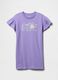 Purple Short Sleeve Dress GAP Kids_3