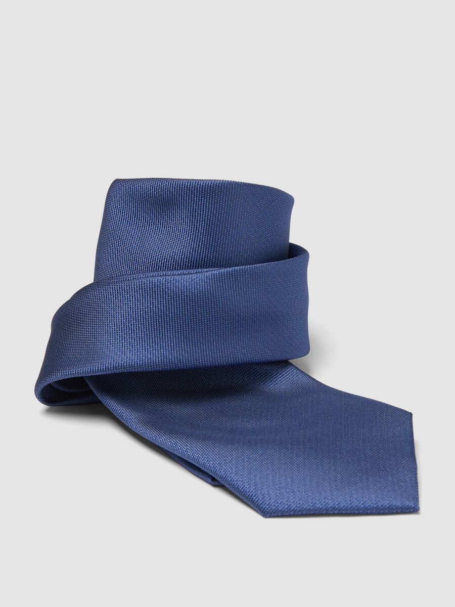Cravatta blu pala 7,5 cm_2