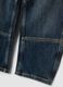 Blue relaxed-fit pure cotton jeans for boys_3
