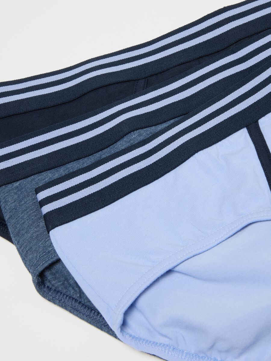 Tripack slip in cotone elasticizzato multicolor regular fit_1