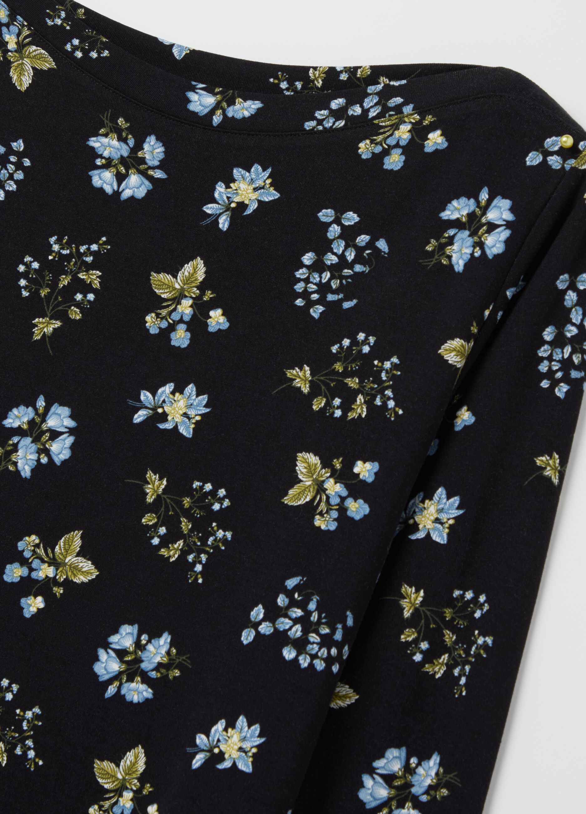 T-shirt a maniche lunghe con stampa