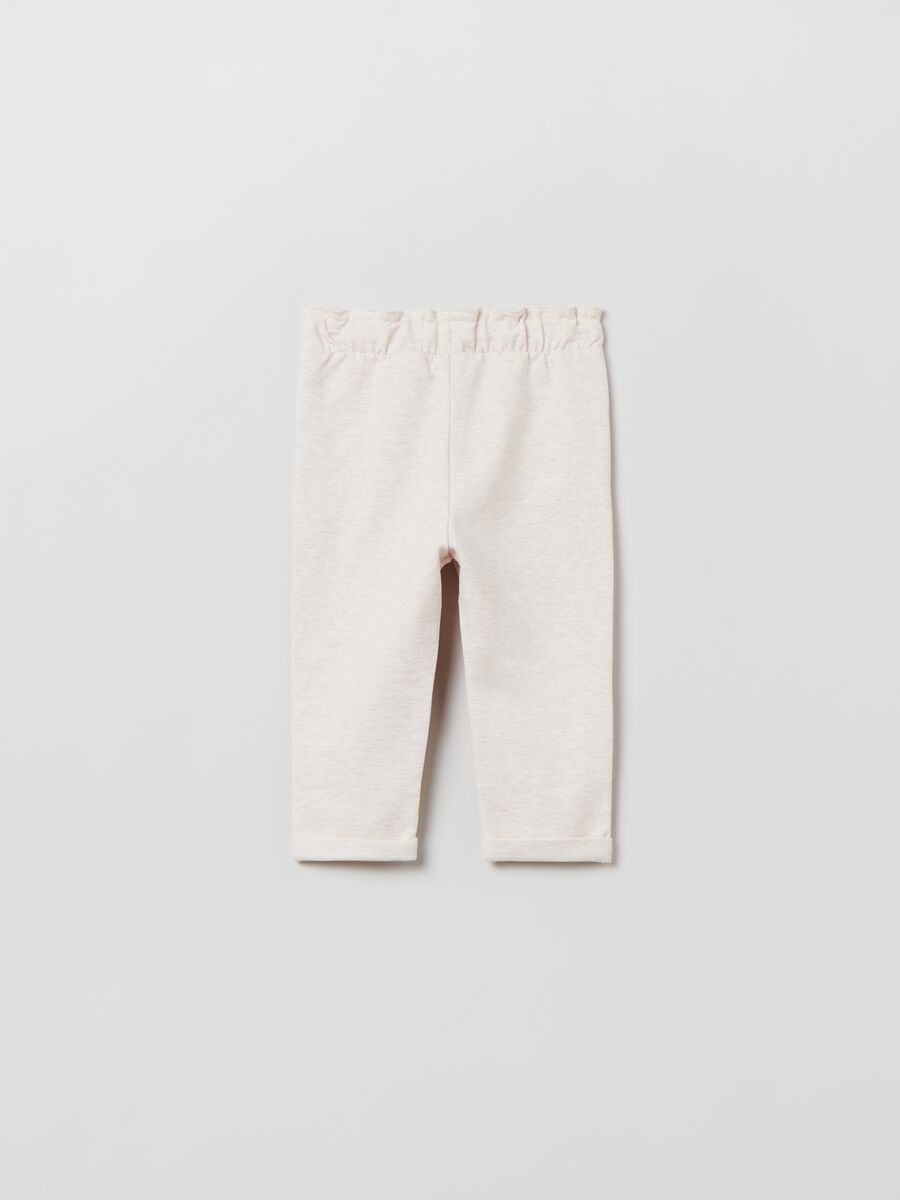 Joggers in French Terry con coulisse_1