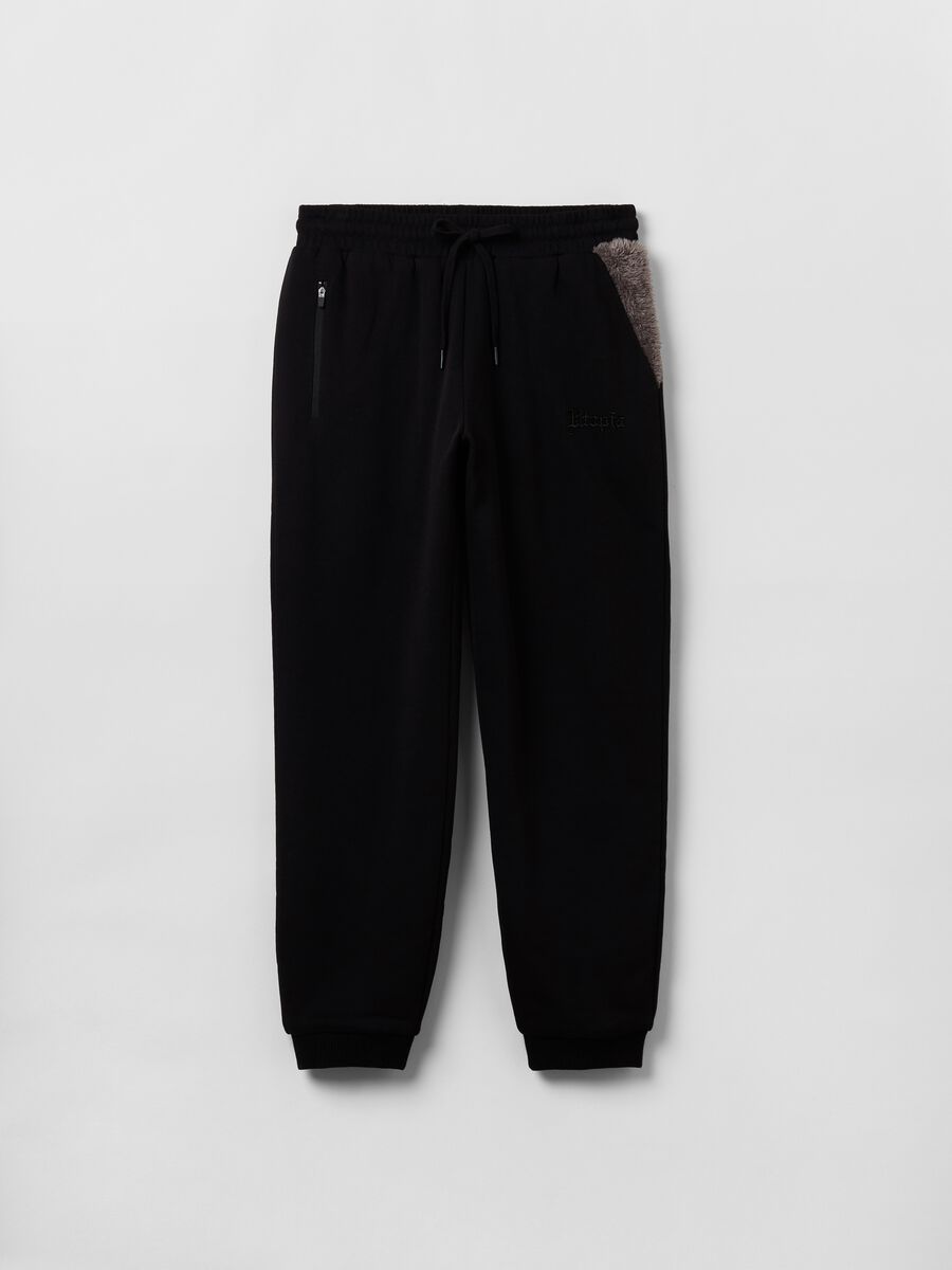 Teddy Reversible Sweatpants Black_8