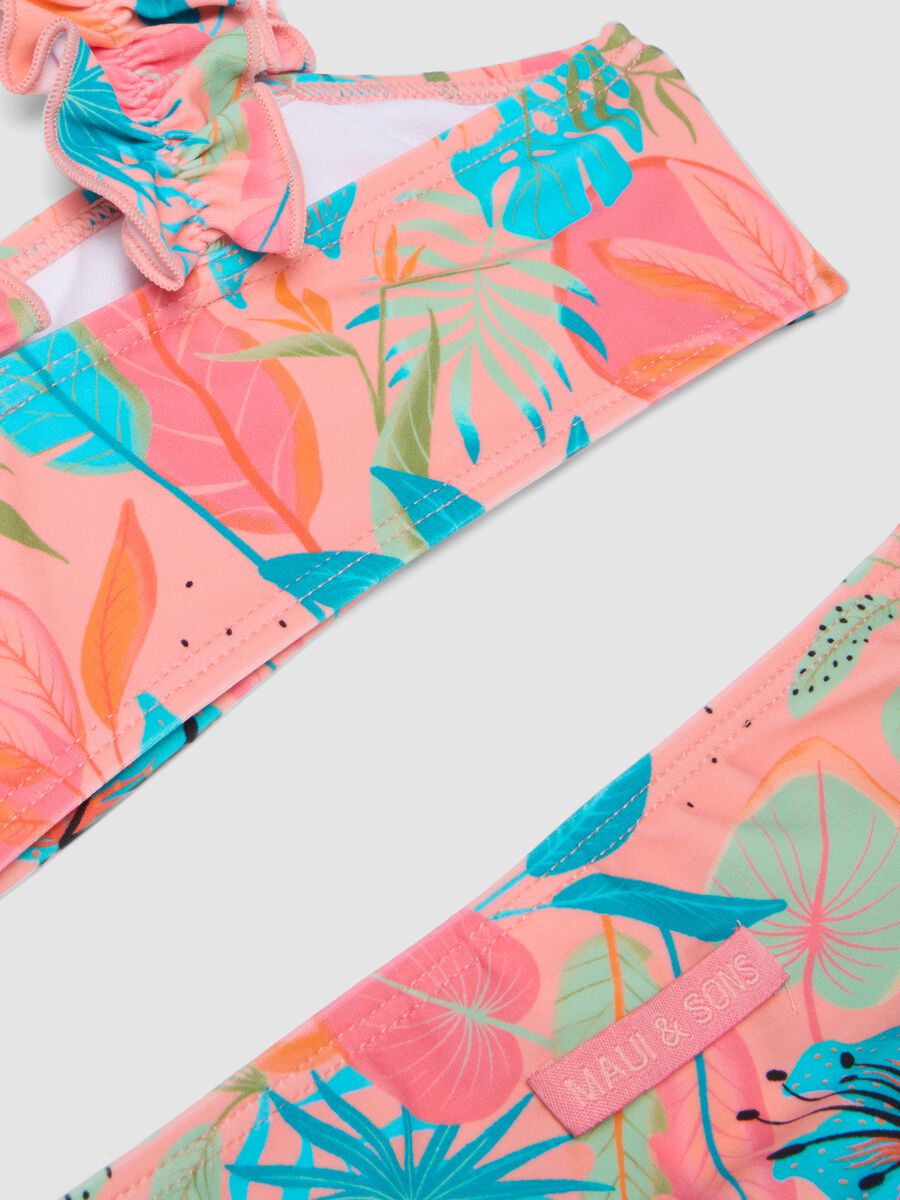 Girls&rsquo; pink bikini with ruffles_2