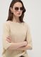 Beige viscose-blend regular-fit T-shirt_0