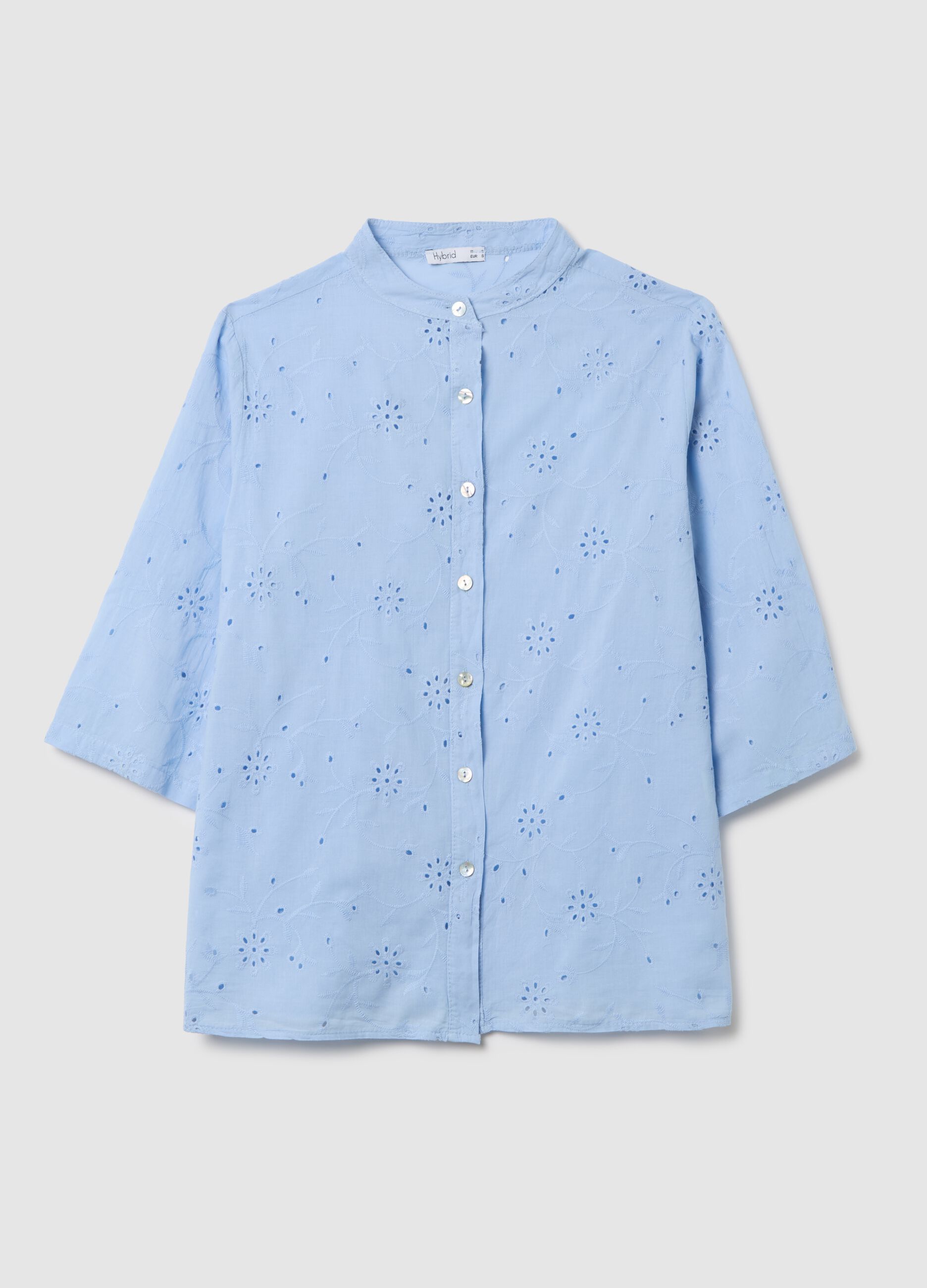 Women's Azure Pure Cotton Regular Fit Shirt