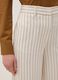 Multicolour Striped Viscose Blend Trousers with Oversized Fit_3