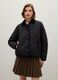 Black padded jacket regular fit_2