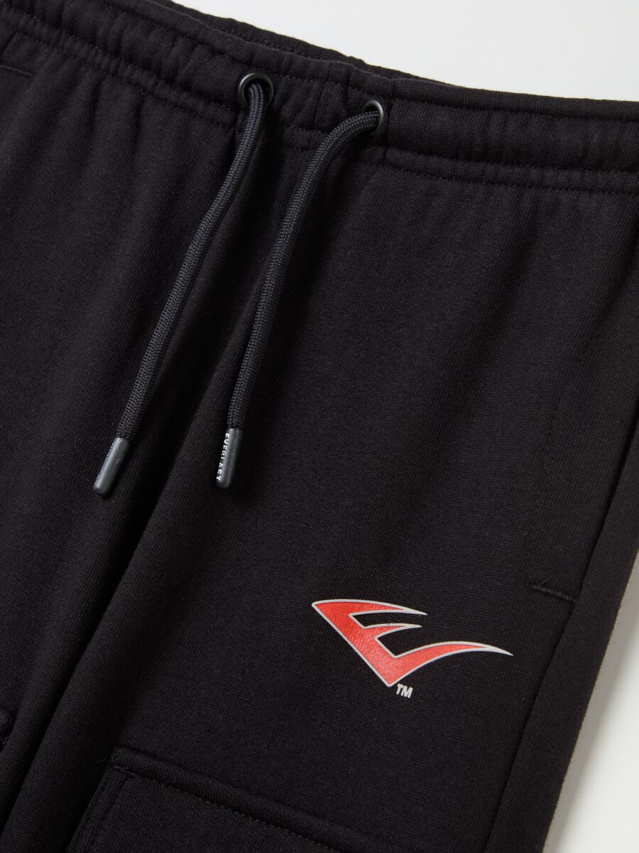 Cargo joggers with drawstring and logo print_2