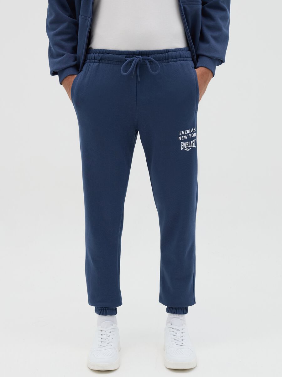 Slim-fit joggers with drawstring and logo print_1