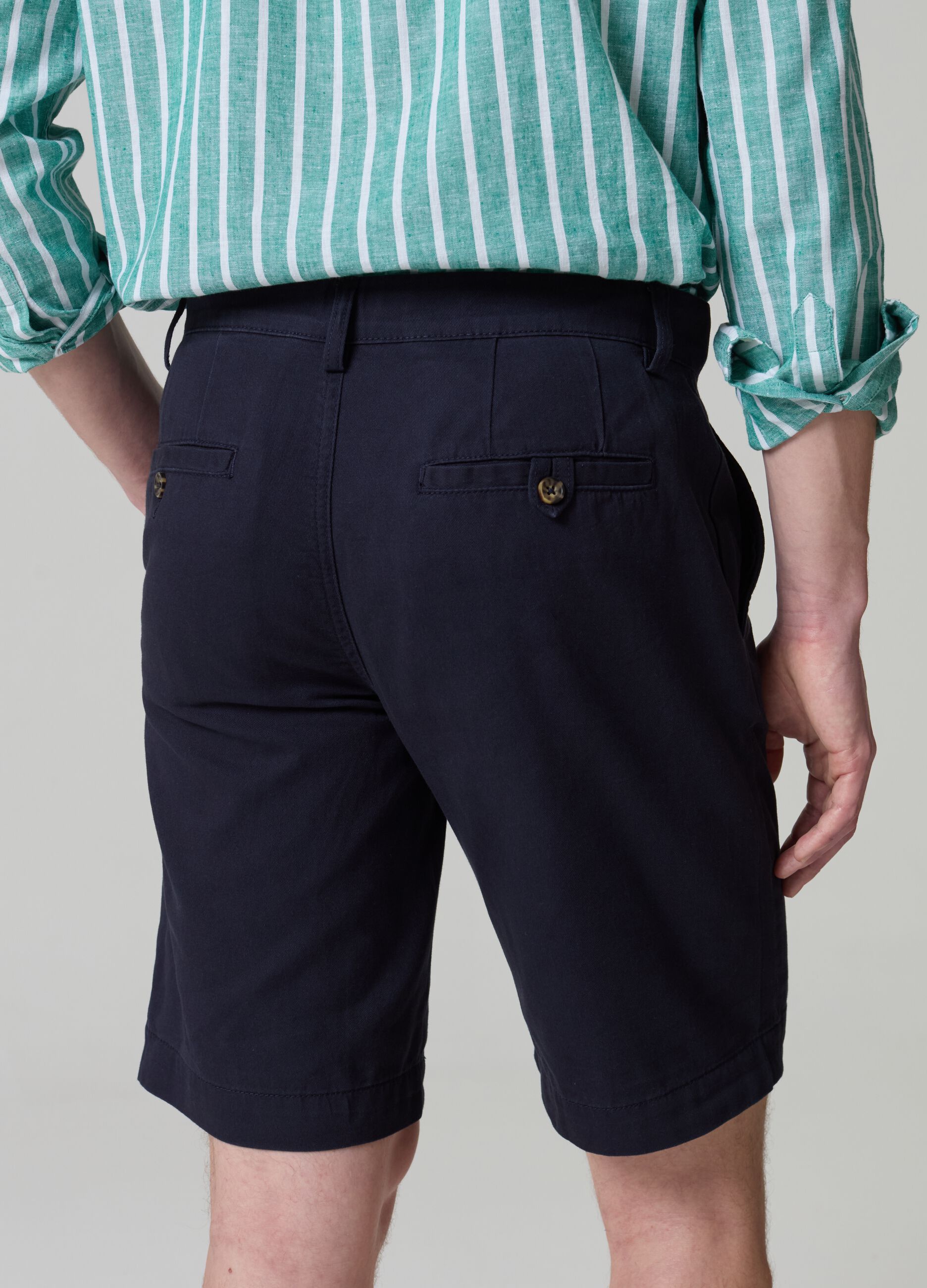 Chino Bermuda shorts in cotton