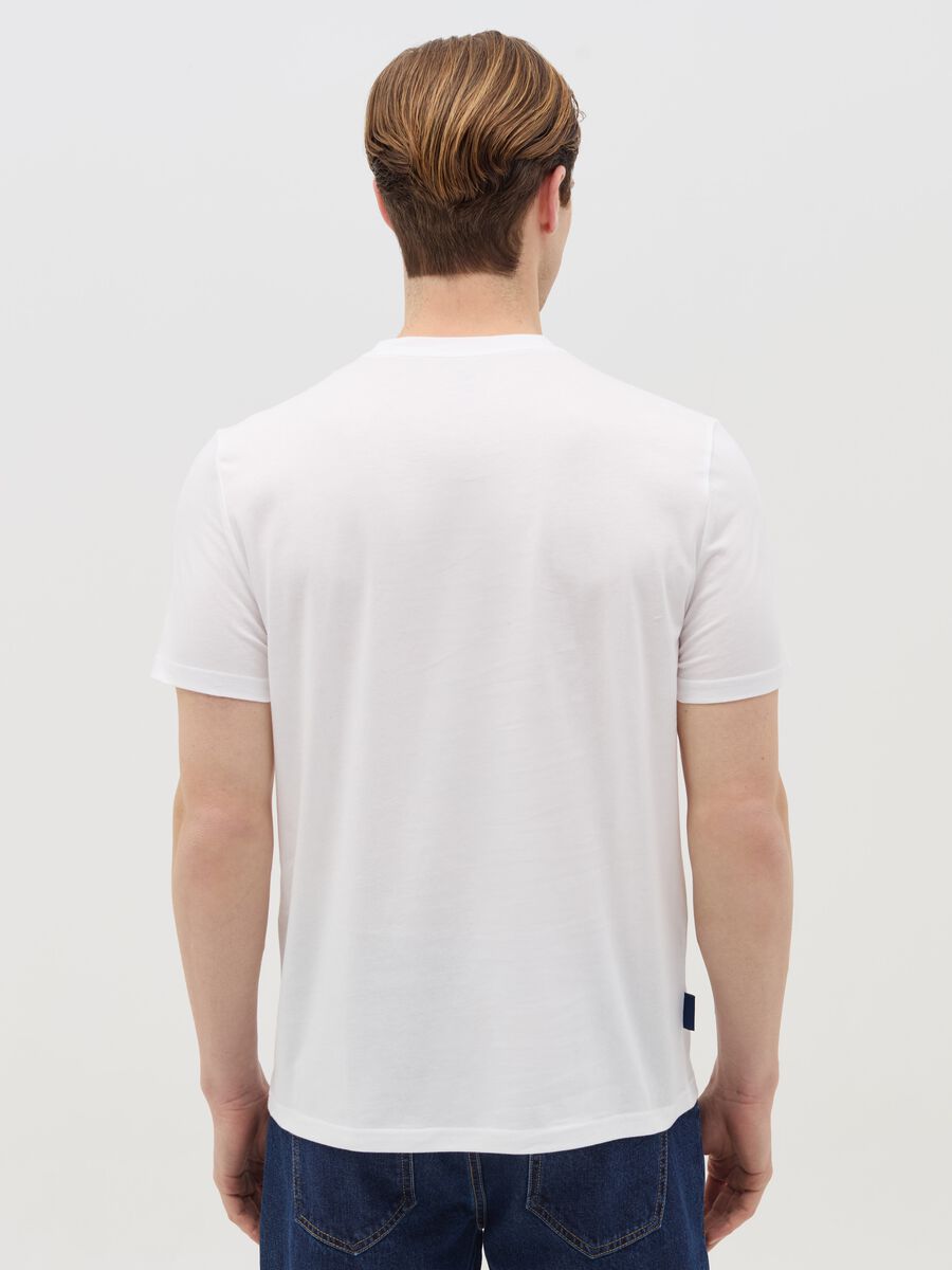 Cotton T-shirt with "Venice Italy" print_3