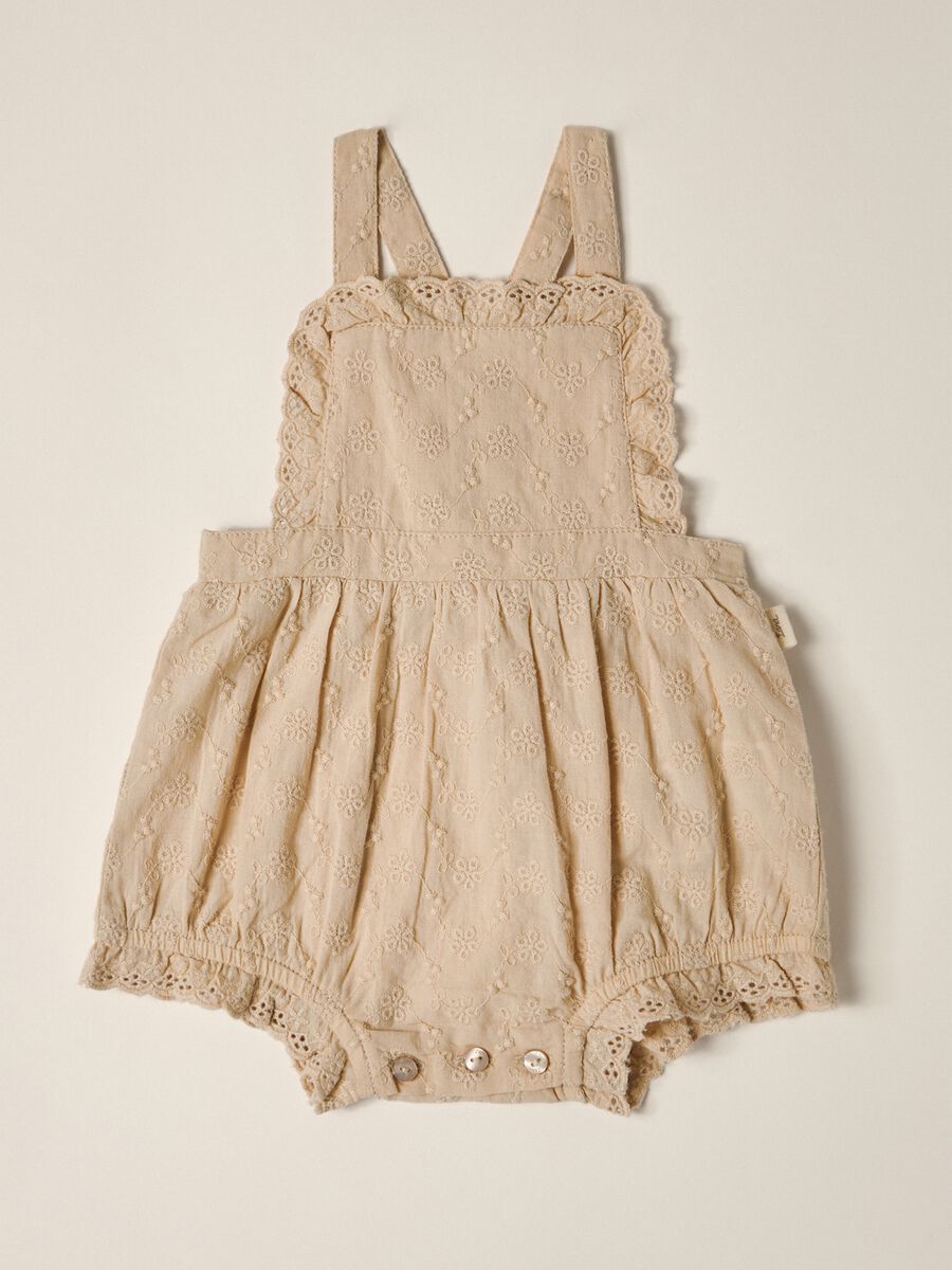 IANA Sangallo Pure Cotton Baby Romper_0