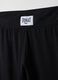 Black stretch cotton leggings regular fit with Everlast logo_5