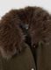 Brown wool and viscose-blend coat with contrast collar_5