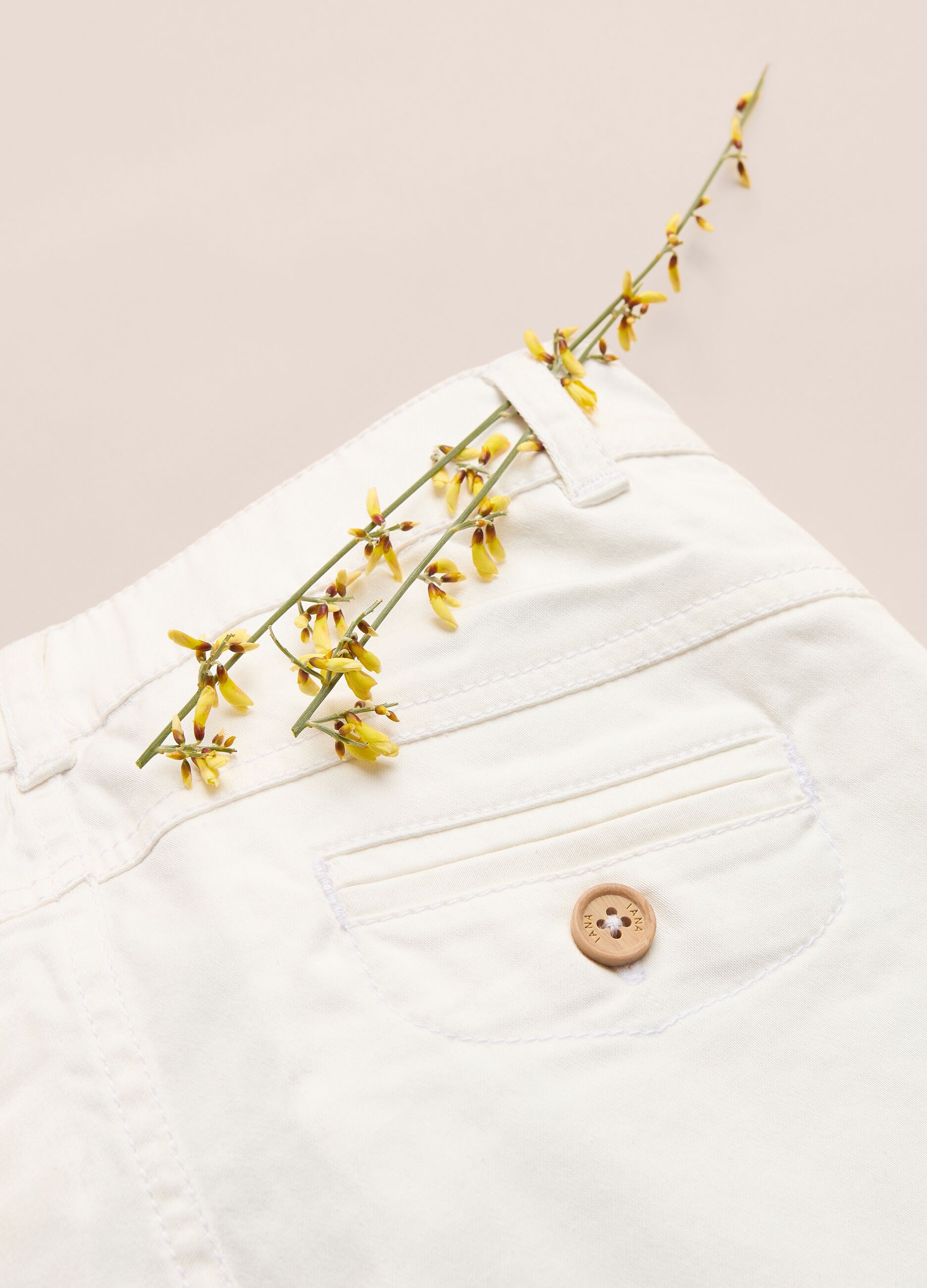 Shorts in cotone elasticizzato IANA_1