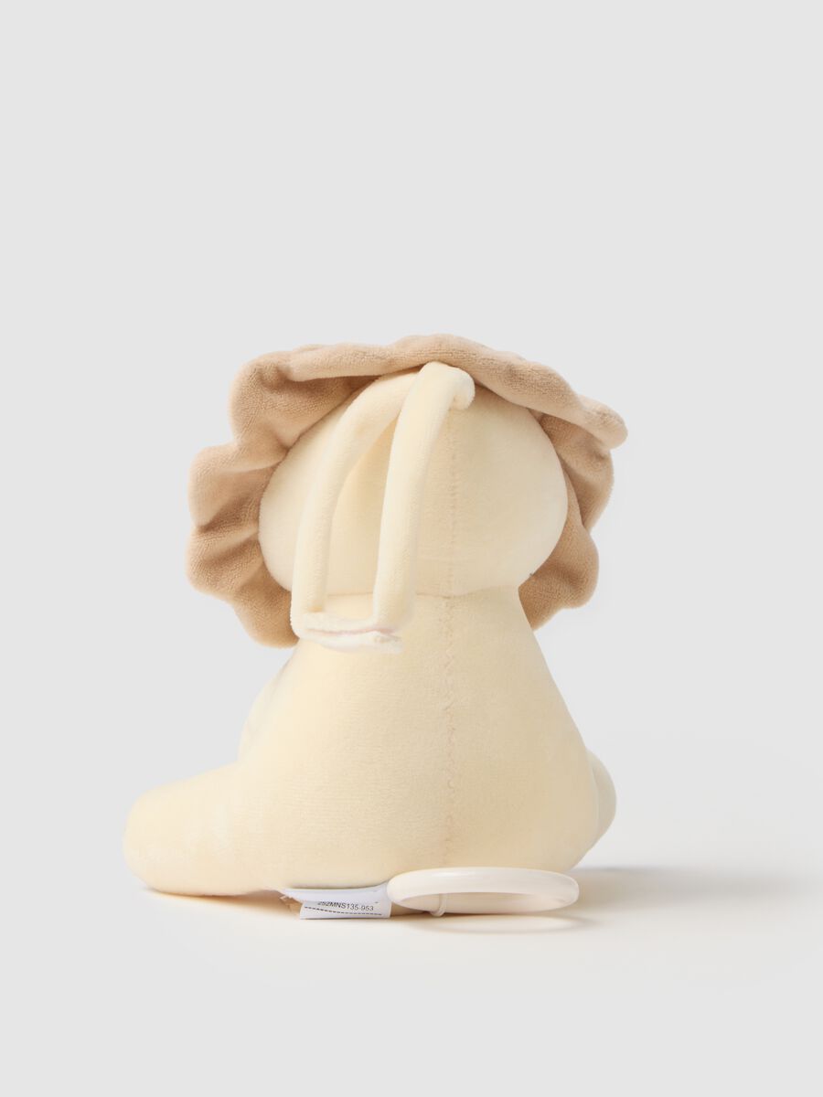 Beige plush lion cub for newborns_1