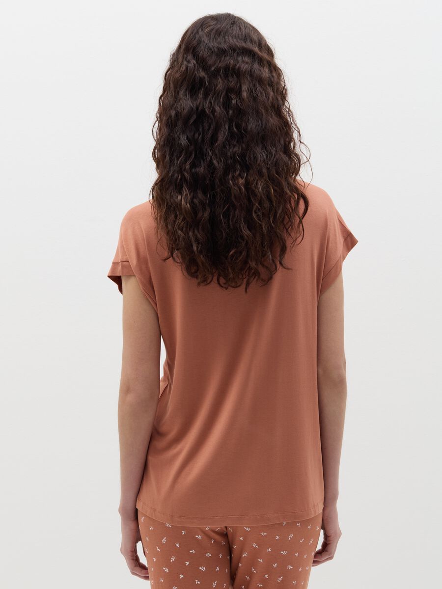 Pyjama top with embroidered detail_3