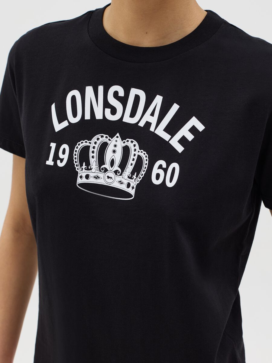Cotton T-shirt with logo print_2