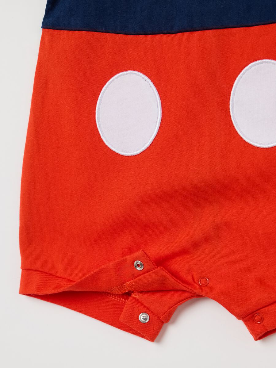Cotton Mickey Mouse Romper with Hat_2