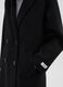 Black wool blend coat regular fit with buttons_3