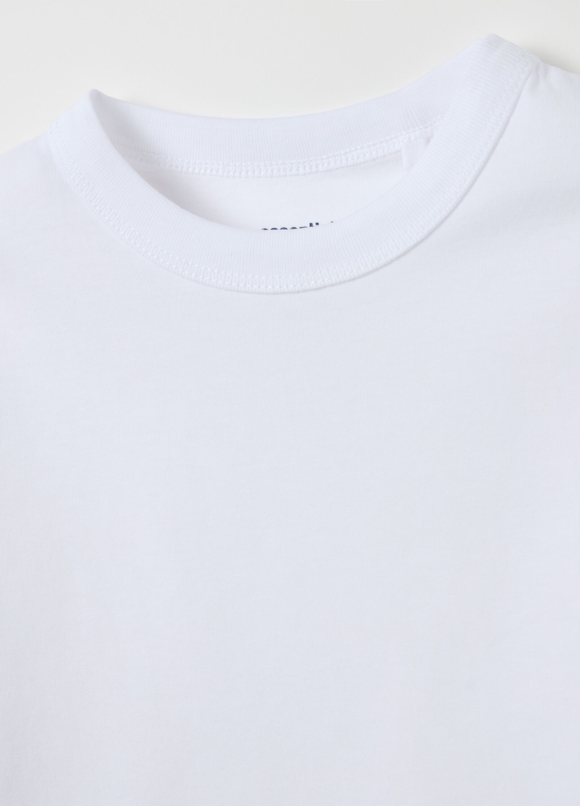 T-shirt in cotone bio tinta unita