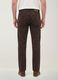 Brown pure cotton straight-fit jeans_2