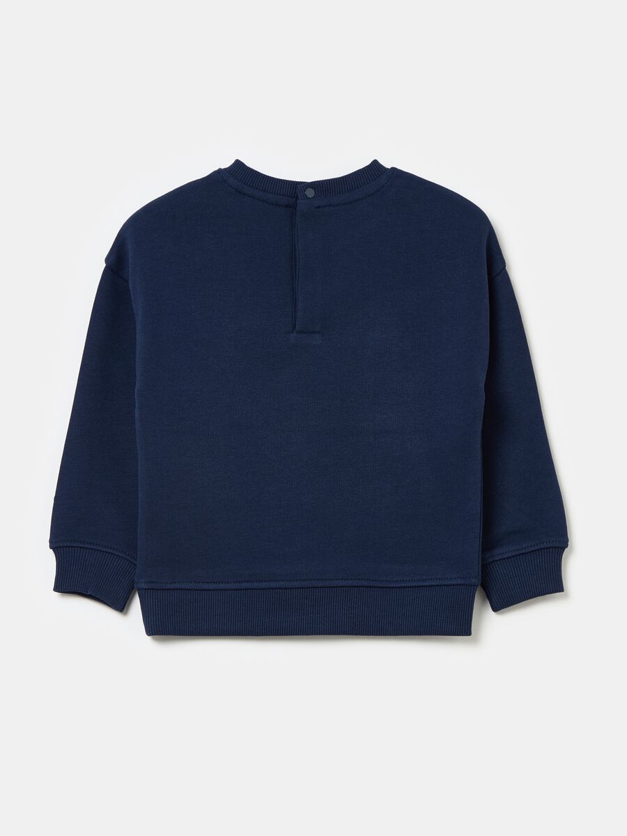 Sweatshirt with round neck and Super Friends print_1