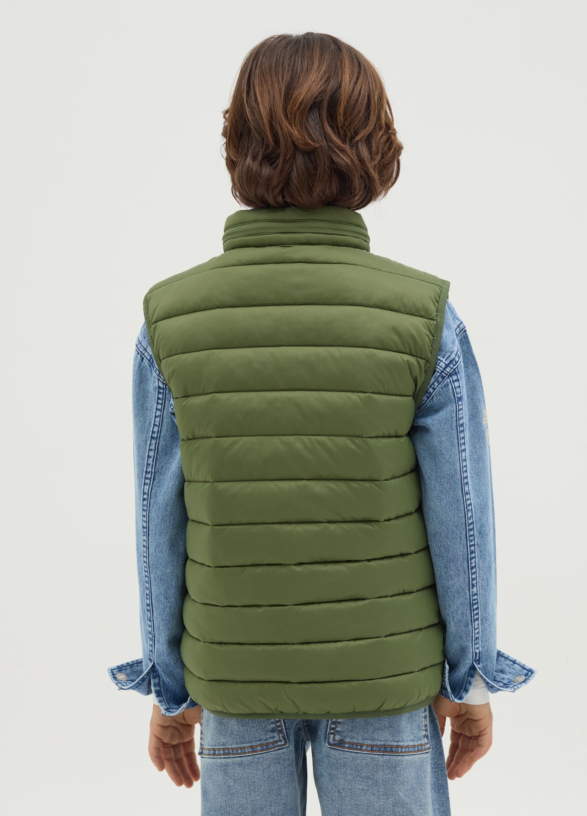 Water-repellent ultralight gilet