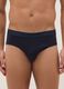 Blue stretch cotton regular fit three-pack briefs_1