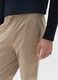 Beige cotton cargo trousers relaxed fit_3