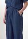 Blue pure lyocell trousers with elasticated waist, regular fit_1