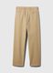 Baggy-fit trousers in stretch cotton_4