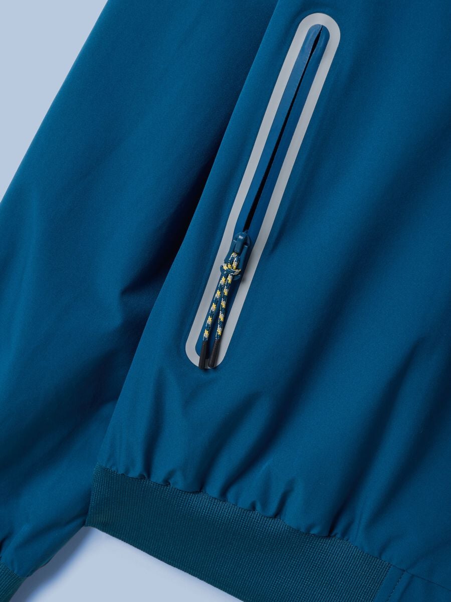 Giubbotto antivento ALTAVIA SAILING blu con zip_8